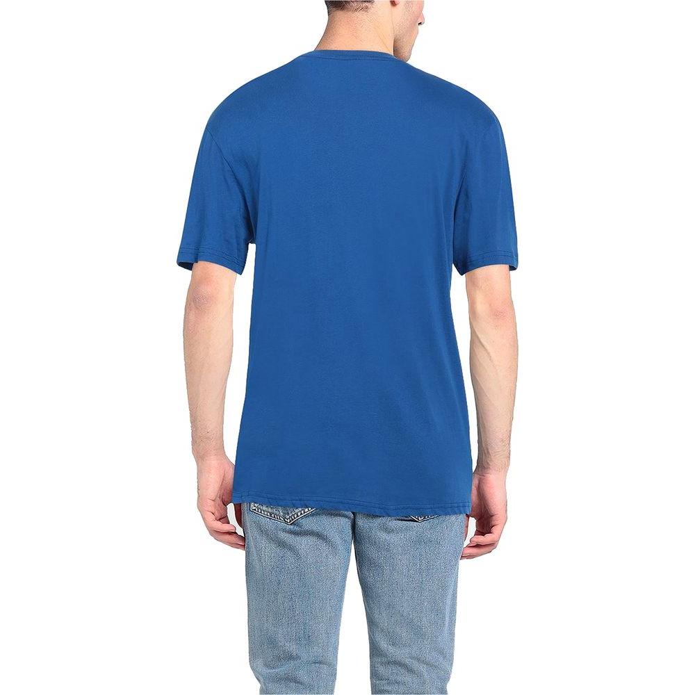 North Sails Ocean Blue Cotton Tee with Signature Chest Logo