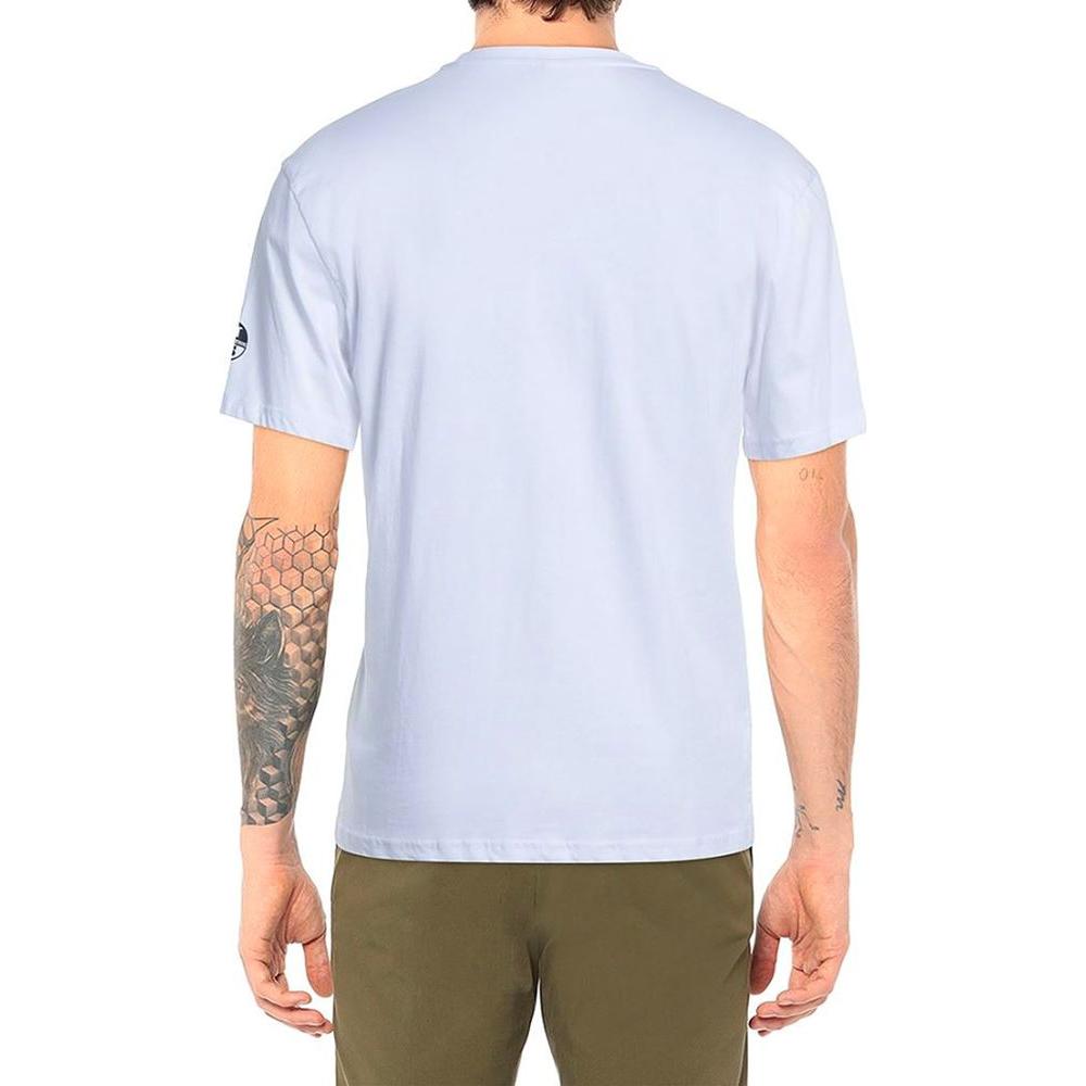 North Sails Pristine White Rubber Logo Tee