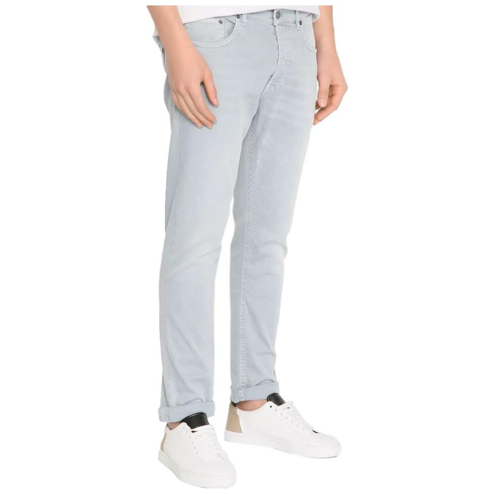 Dondup Chic Ice Gray Regular Denim Icon Jeans Dondup