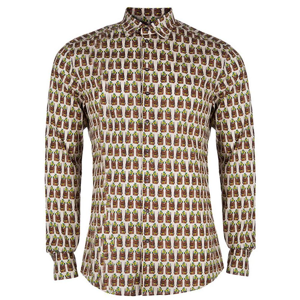 Dolce & Gabbana Elegant Multicolor Cotton Blend Shirt Dolce & Gabbana