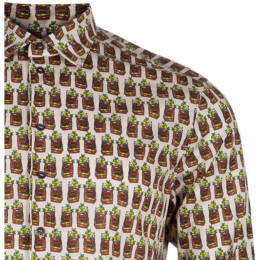 Dolce & Gabbana Elegant Multicolor Cotton Blend Shirt Dolce & Gabbana