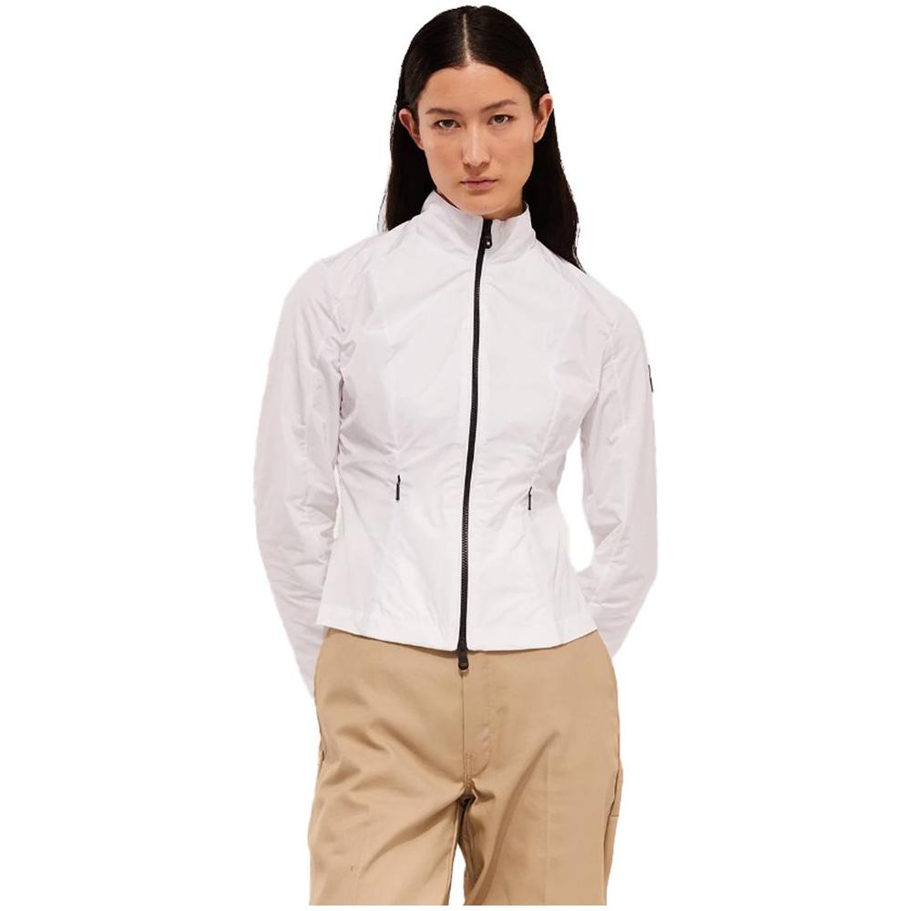 Refrigiwear Chic Windproof White Jacket with Logo