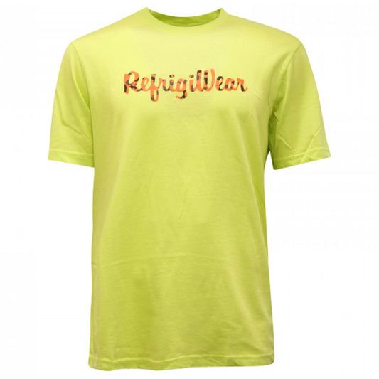 Refrigiwear Sunshine Yellow Logo Crew-Neck Tee Refrigiwear