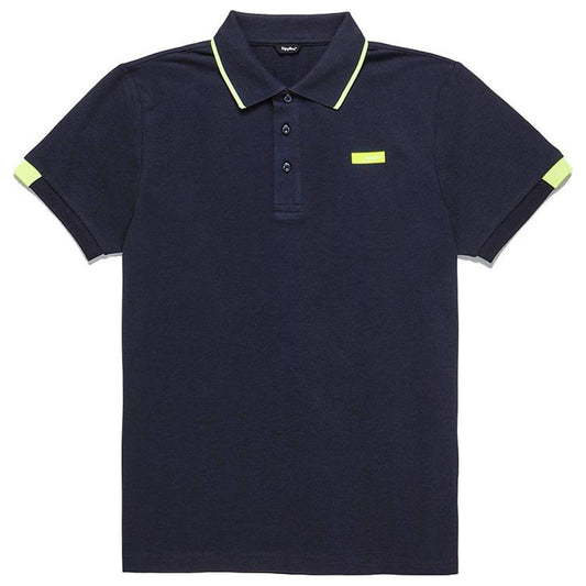 Refrigiwear Elegant Cotton Polo Shirt with Contrast Accents Refrigiwear