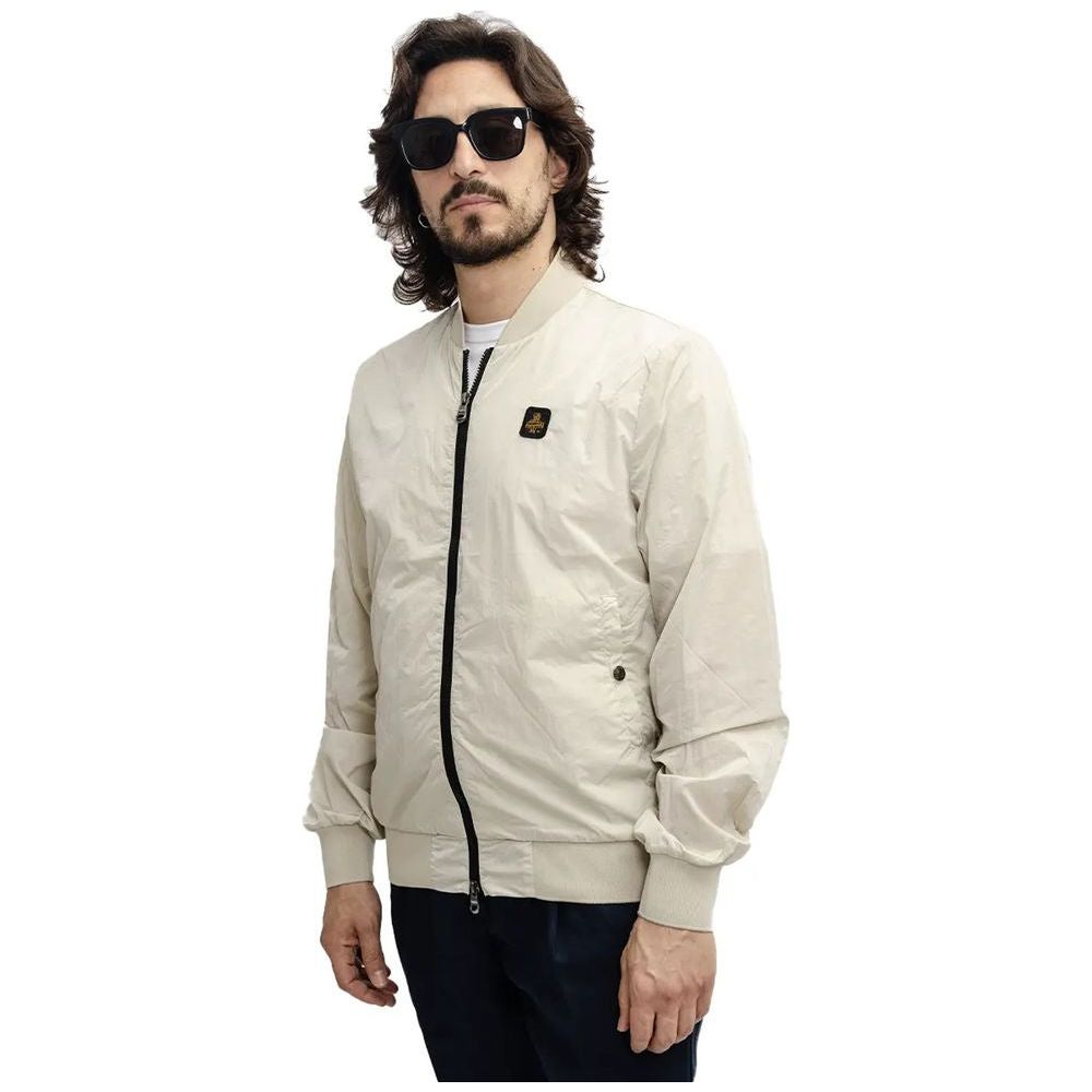 Refrigiwear Beige Nylon Jacket Refrigiwear