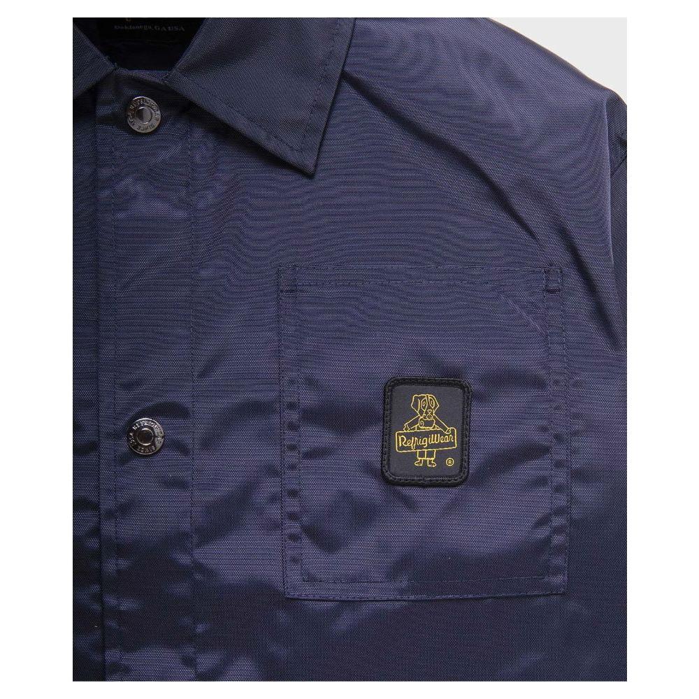 Refrigiwear Blue Polyamide Jacket Refrigiwear