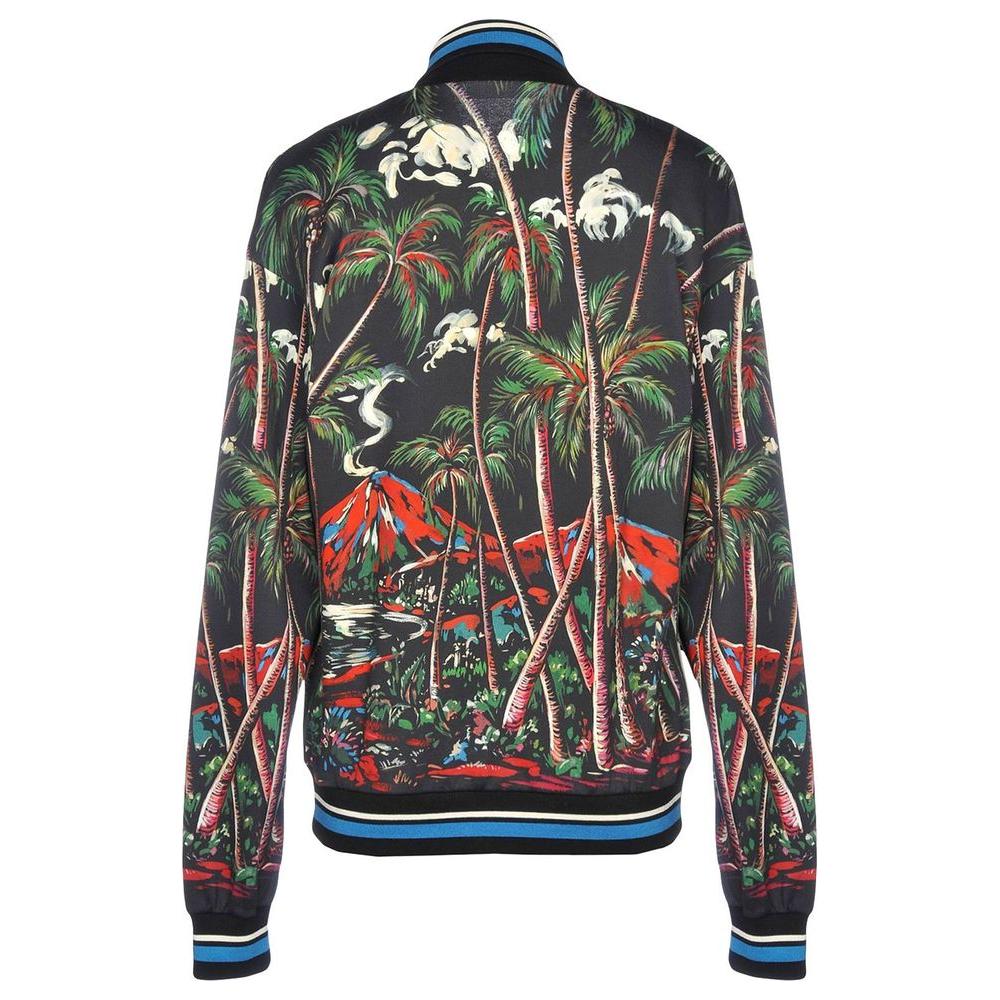 Dolce & Gabbana Elegant Silk-Lined Multicolor Jacket Dolce & Gabbana