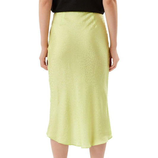 Patrizia Pepe Elegant Spotted Green Midi Skirt Patrizia Pepe