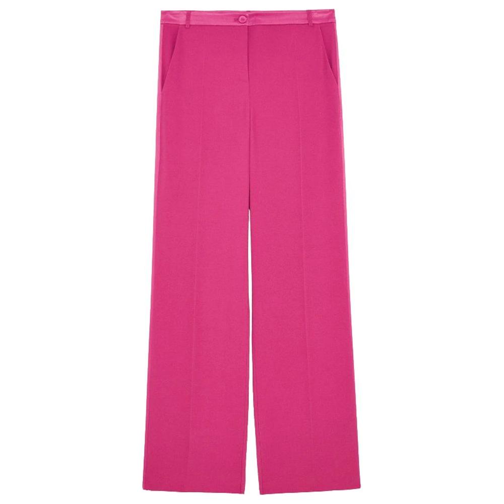 Patrizia Pepe Elegant Fuchsia Palazzo Trousers Patrizia Pepe