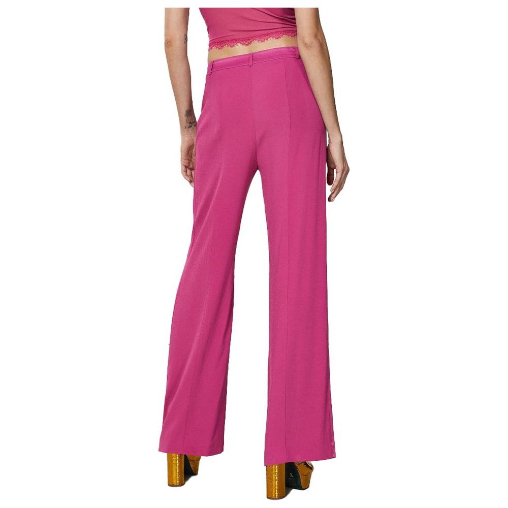 Patrizia Pepe Elegant Fuchsia Palazzo Trousers Patrizia Pepe