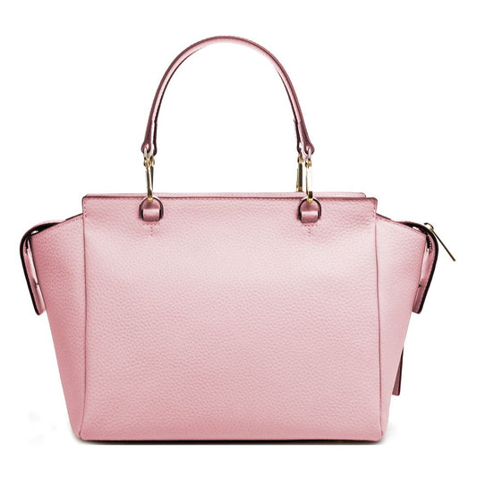 Baldinini Trend Pink Calfskin Women Handbag Baldinini Trend