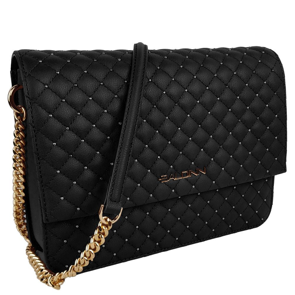 Baldinini Trend Elegant Quilted Calfskin Shoulder Bag Baldinini Trend