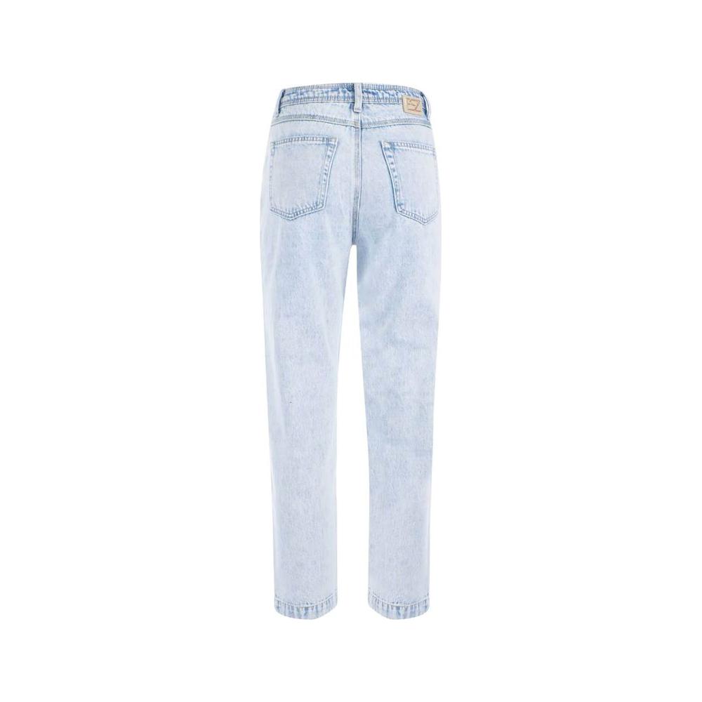 Yes Zee Light Blue Cotton Women Jeans