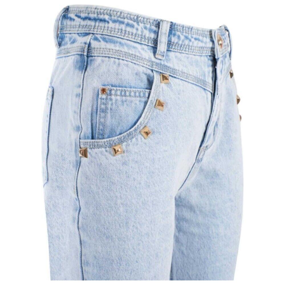 Yes Zee Light Blue Cotton Women Jeans