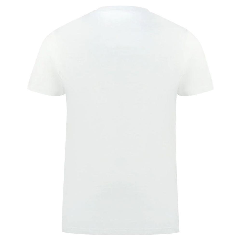 Aquascutum White Cotton Men T-Shirt