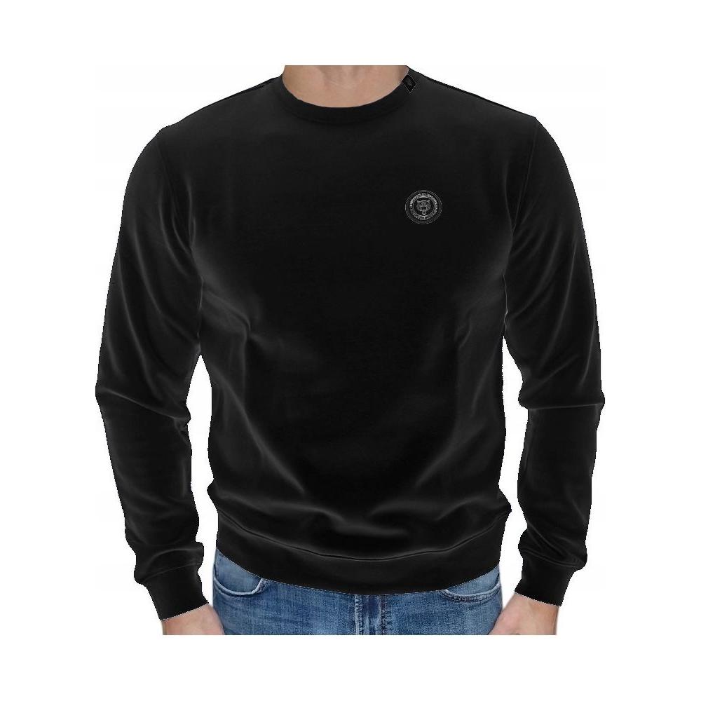 Plein Sport Sleek Cotton Blend Crewneck Sweatshirt Plein Sport