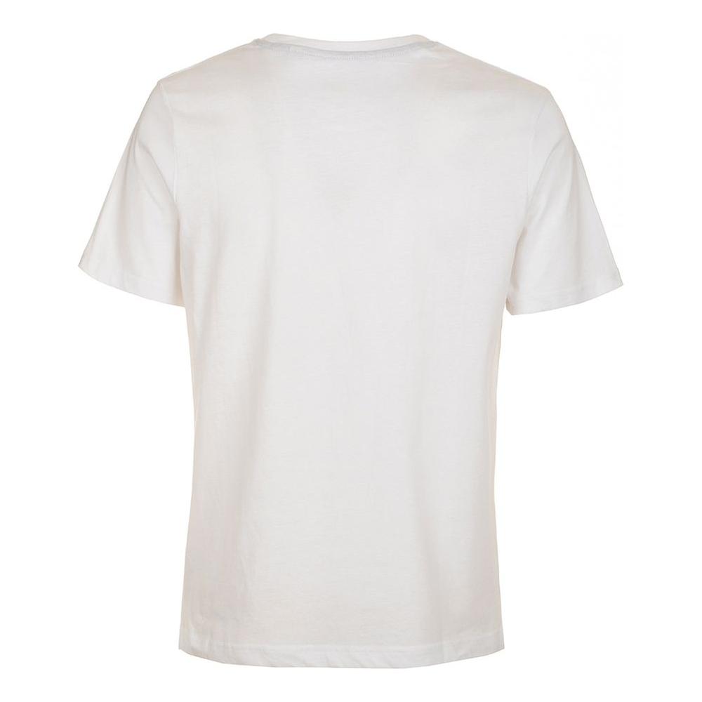 Fred Mello Classic White Crewneck Cotton Tee Fred Mello