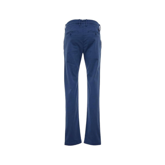 Jacob Cohen Elegant Slim Fit Chino Trousers in Blue Jacob Cohen