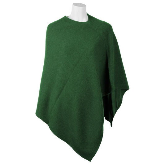 Emilio Romanelli Exquisite Cashmere V-Neck Poncho Emilio Romanelli