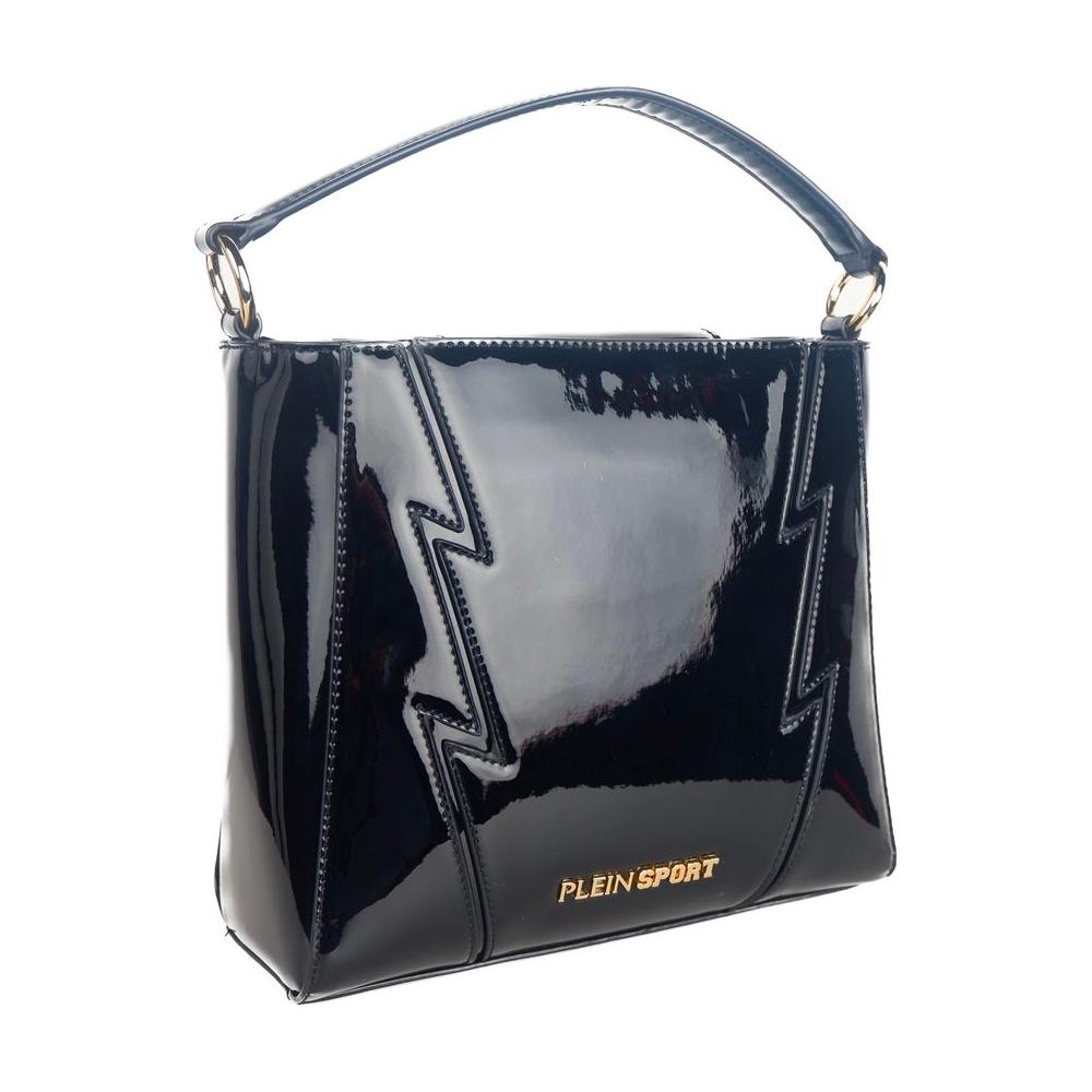 Plein Sport Sleek Patent Effect Crossbody Bag Plein Sport