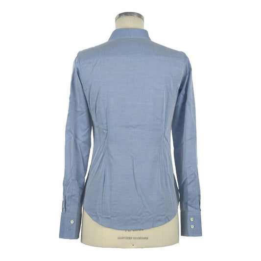 Made in Italy Elegant Slim Fit Long Sleeve Blouse Made in Italy