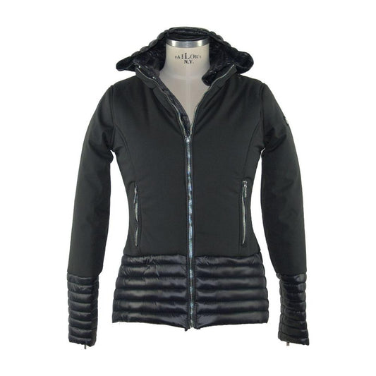 Maison Espin Chic Black Down Jacket Outerwear Piece Maison Espin