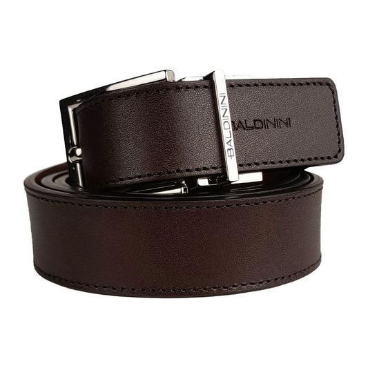 Baldinini Trend Brown Calfskin Men Belt Baldinini Trend