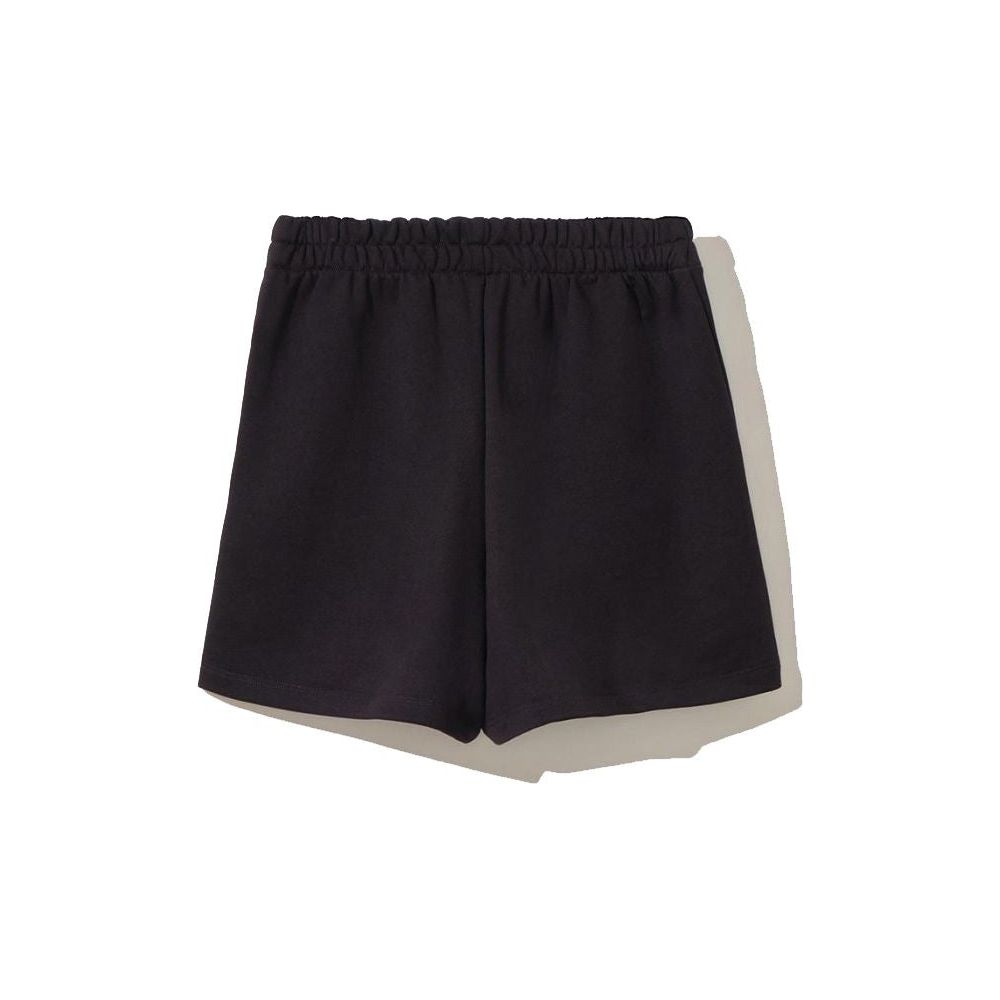 Comme Des Fuckdown Chic Black Cotton Shorts with Side Pockets Comme Des Fuckdown