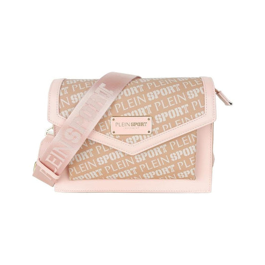 Plein Sport Pastel Pink Polyamide Crossbody Bag Plein Sport