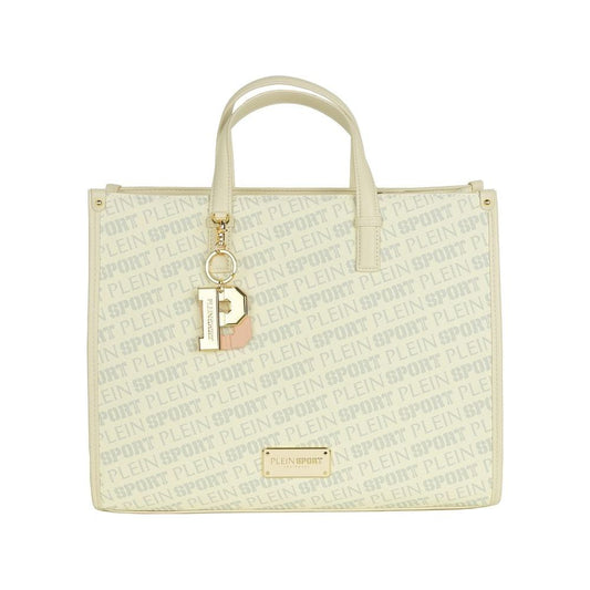 Plein Sport White Polyamide Women Shoulder Bag Plein Sport