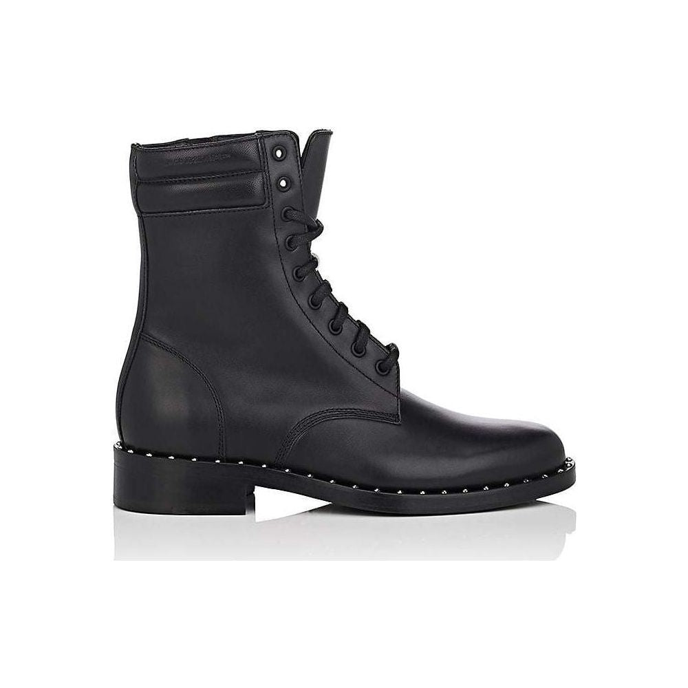 Off-White Black Calfskin Women Boot Off-White