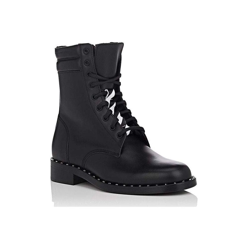 Off-White Black Calfskin Women Boot Off-White