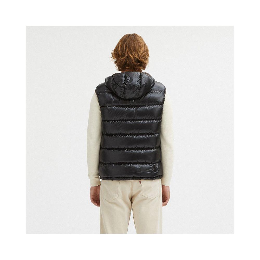 Centogrammi Reversible Hooded Duck Feather Vest Centogrammi