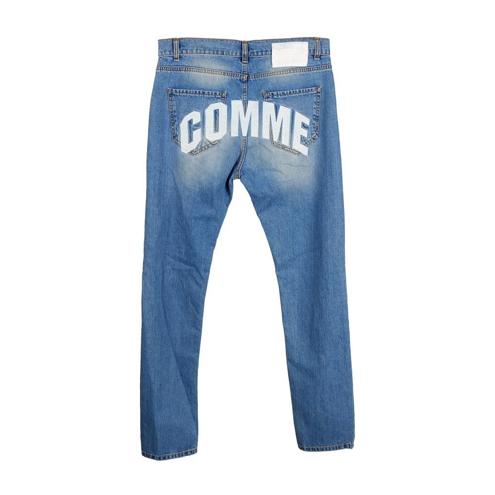 Comme Des Fuckdown Blue Cotton Men's Italian Jeans Comme Des Fuckdown