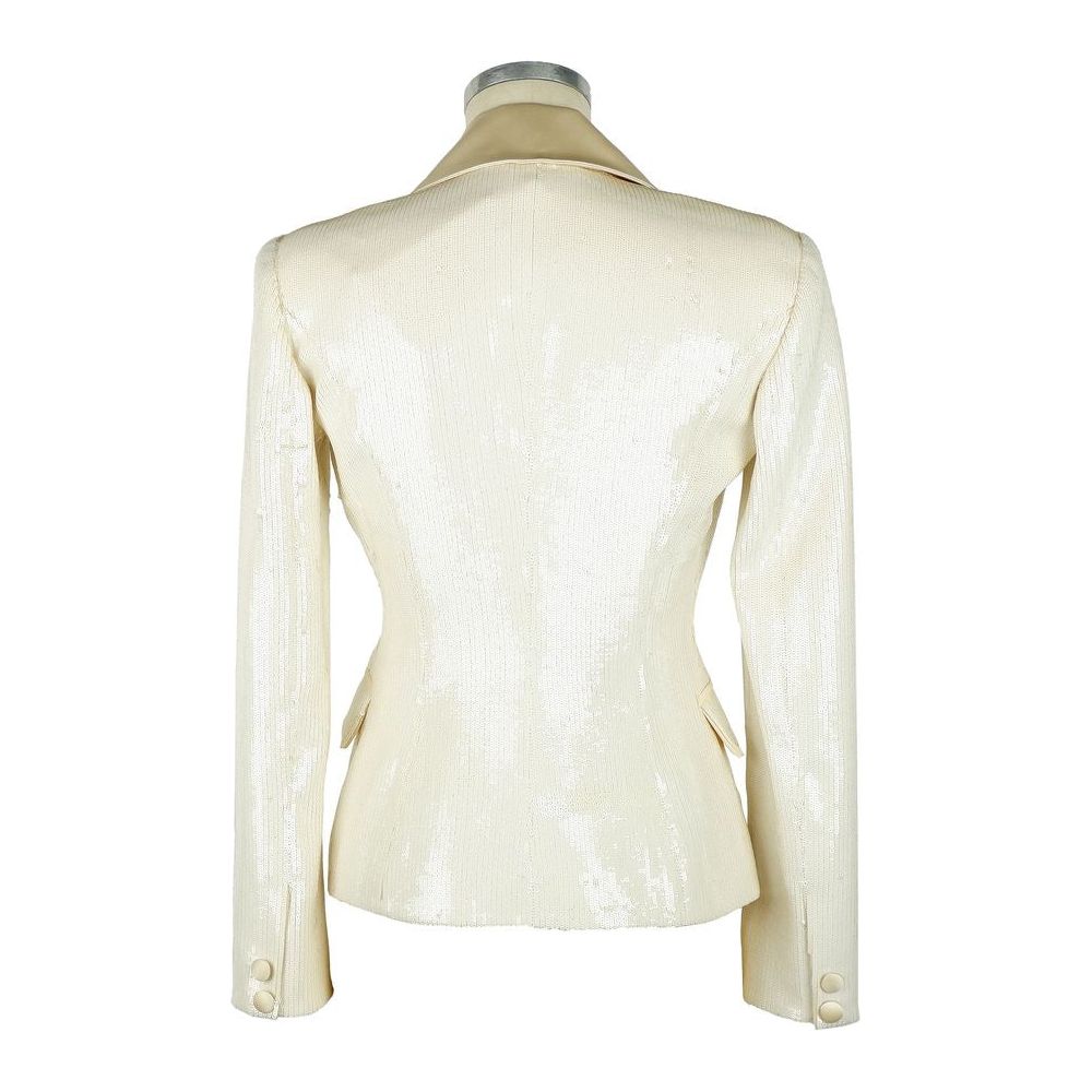 Elisabetta Franchi Elegant Sequined Double-Breasted Jacket Elisabetta Franchi