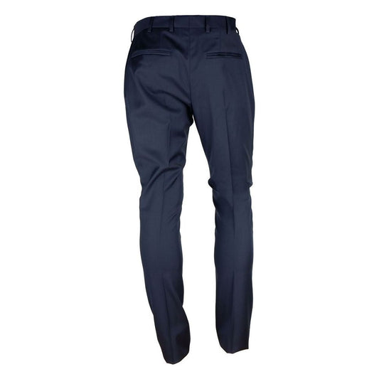 Made in Italy Elegant Milano Wool Blend Men's Trousers Made in Italy