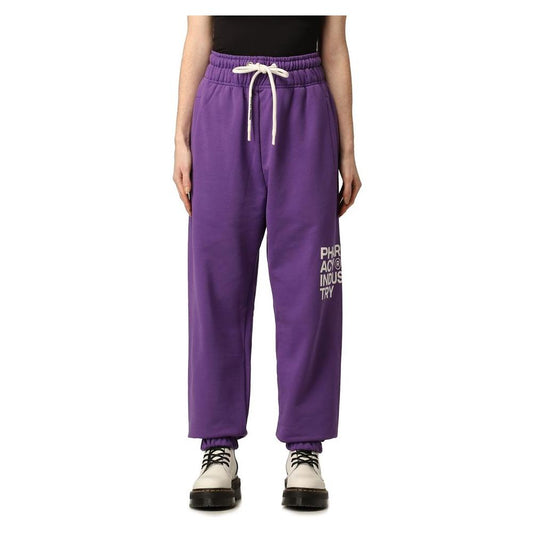 Pharmacy Industry Chic Purple Logo Tracksuit Trousers Pharmacy Industry