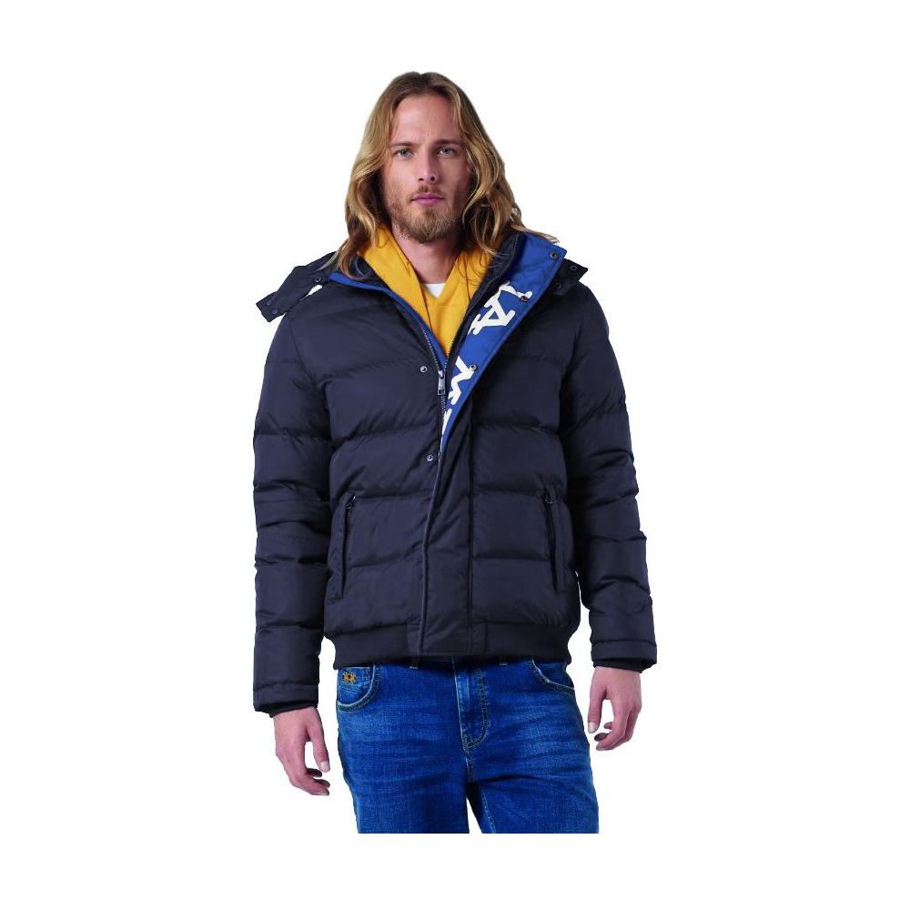 La Martina Blue Nylon Men Jacket MAN COATS & JACKETS La Martina