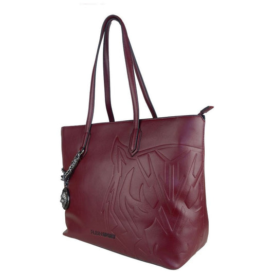 Plein Sport Red Polyethylene Women Shoulder Bag WOMAN TOTES Plein Sport