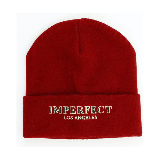 Imperfect "Red Acrylic Women Hat" Imperfect