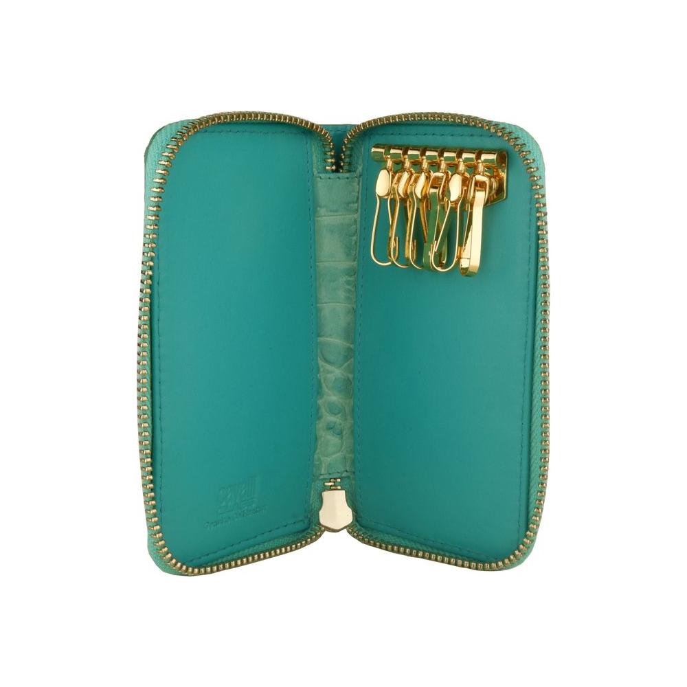 Cavalli Class Chic Turquoise Leather Keyholder Cavalli Class