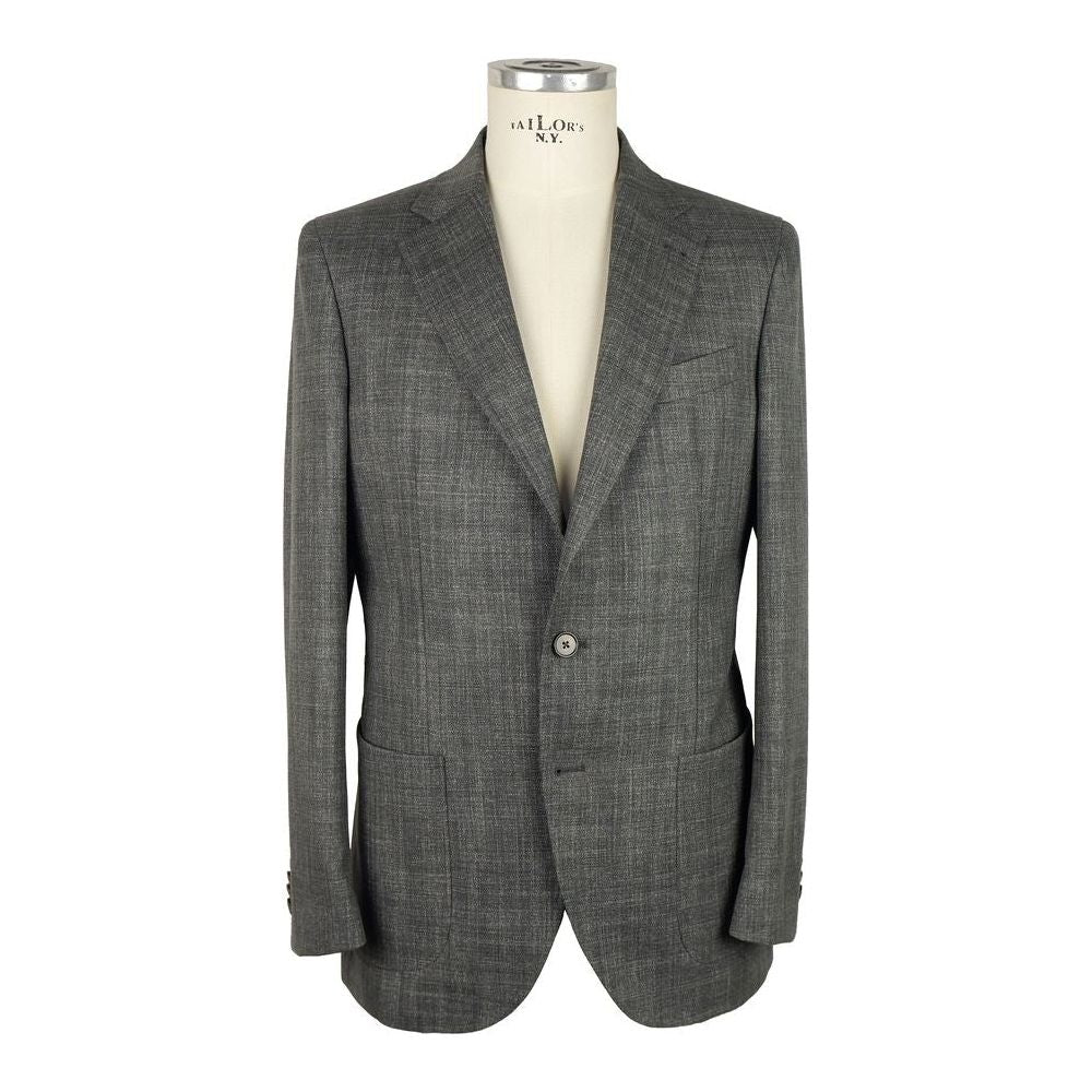 Emilio Romanelli Elegant Summer Wool-Linen Men's Jacket Emilio Romanelli