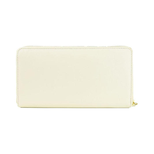 Cavalli Class White Calfskin Women Wallet WOMAN WALLETS Cavalli Class