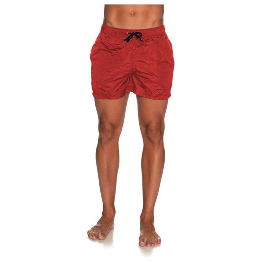 Refrigiwear Red Nylon Men's Swimsuit Refrigiwear