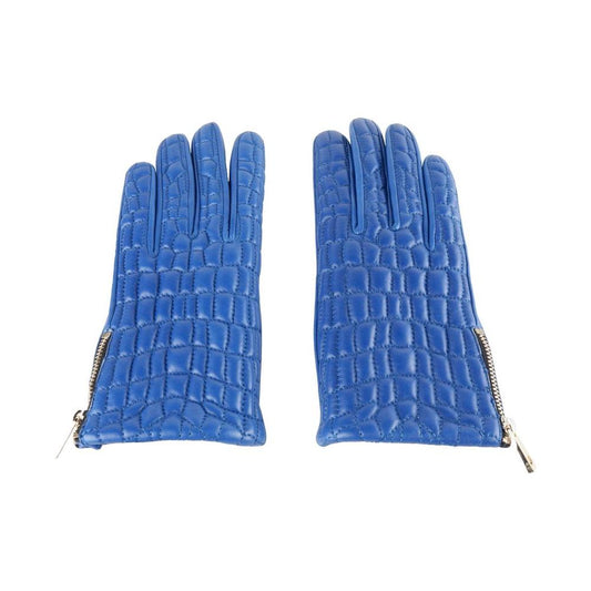 Cavalli Class Blue Lambskin Women's Glove Cavalli Class