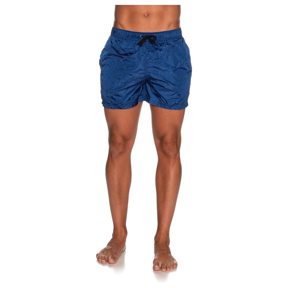 Refrigiwear Blue Beach Escape Swim Shorts MAN SWIMWEAR Refrigiwear