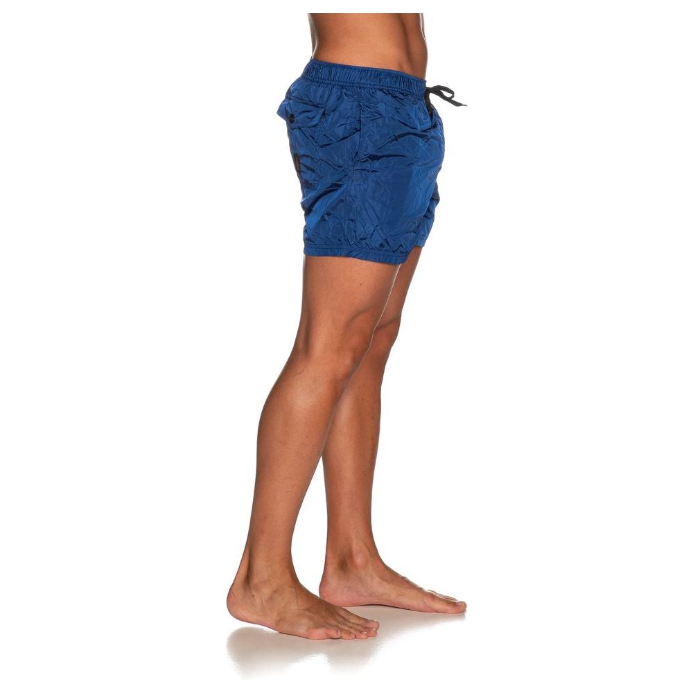 Refrigiwear Blue Beach Escape Swim Shorts MAN SWIMWEAR Refrigiwear