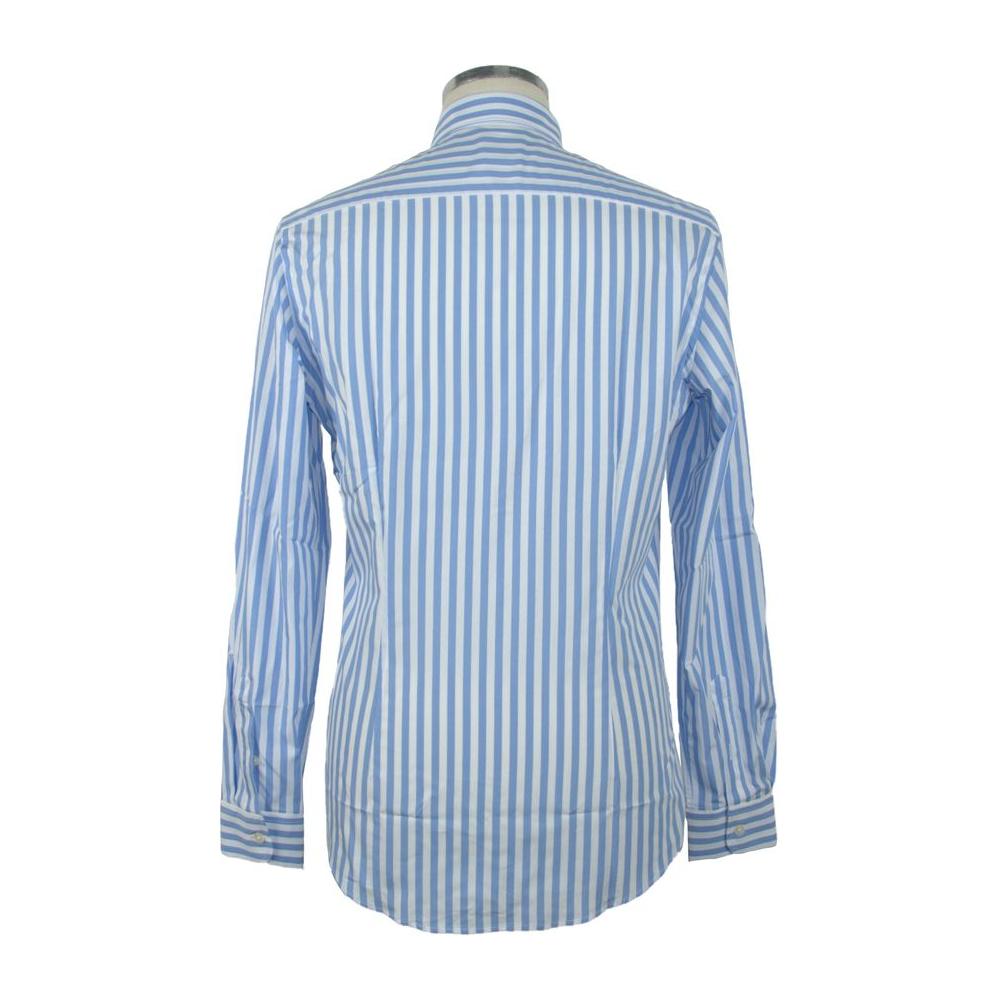 Made in Italy Elegant Light Blue Long Sleeve Shirt Made in Italy