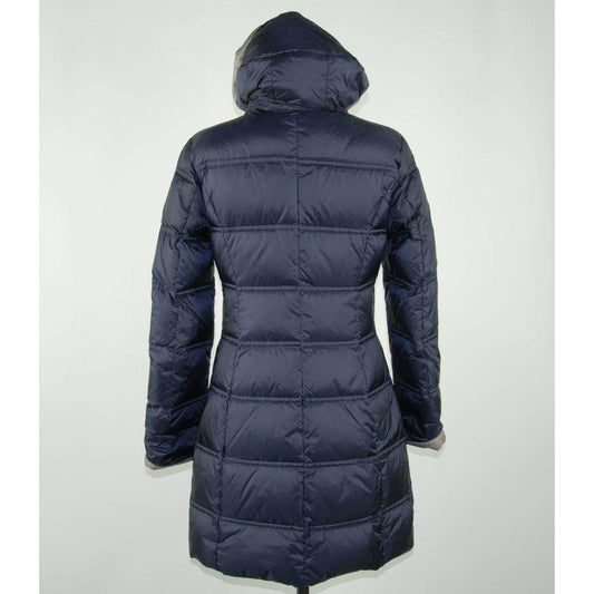 Emilio Romanelli Chic Blue Polyester Down Jacket Emilio Romanelli