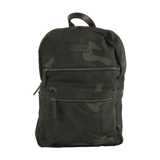 A.G. Spalding & Bros Green Cotton Men Backpack A.G. Spalding & Bros